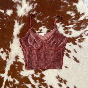 Blue Tassel Tank Top